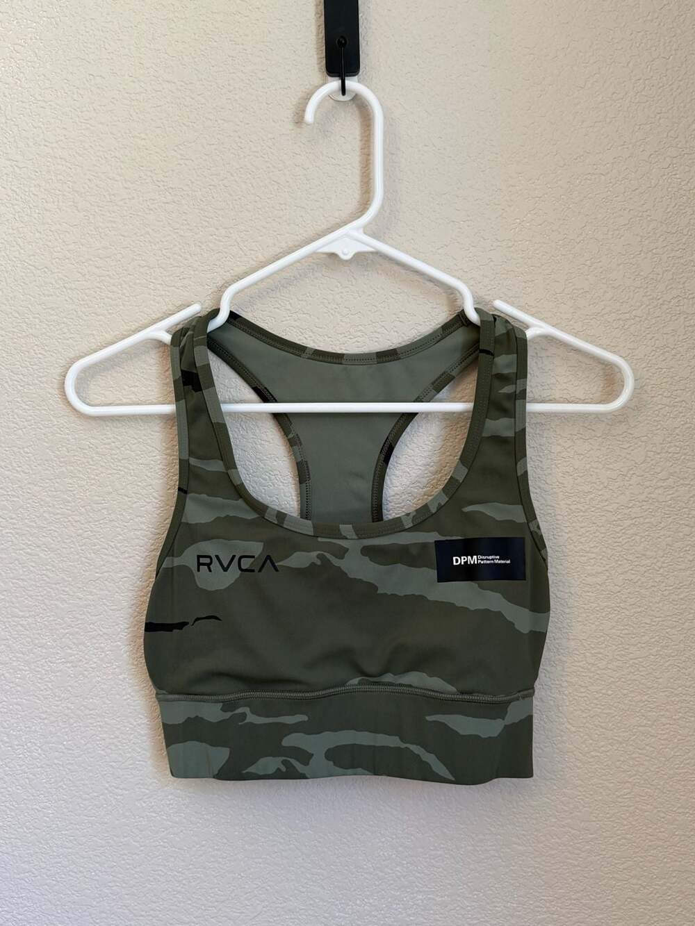 RVCA DPM Disruptive Pattern Material Camo Sports Bra